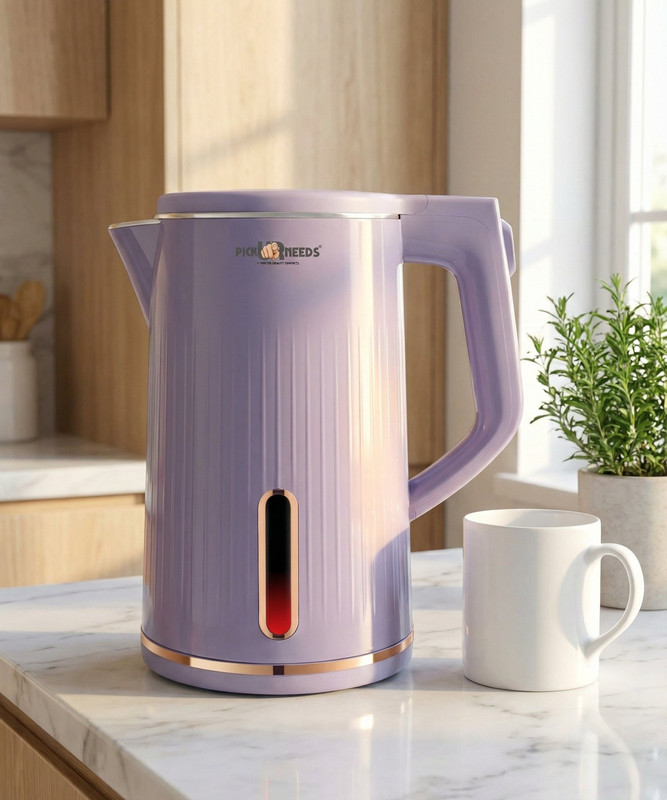 Pick Ur Needs Premium Electric Kettle 1.6L | 1500W Fast Heating Stainless Steel Body Electric Kettle(1.6 L, Lavender)
