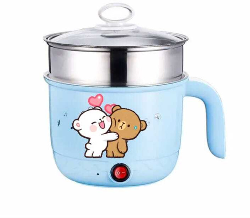 GAMADIYN BAZAAR Egg Boiling Cooker full Automatic Non-Stick Cooker Travel Mini Rice Cook Egg Boiler, Travel Cooker, Rice Cooker, Egg Cooker(1.5 L, Multicolor)