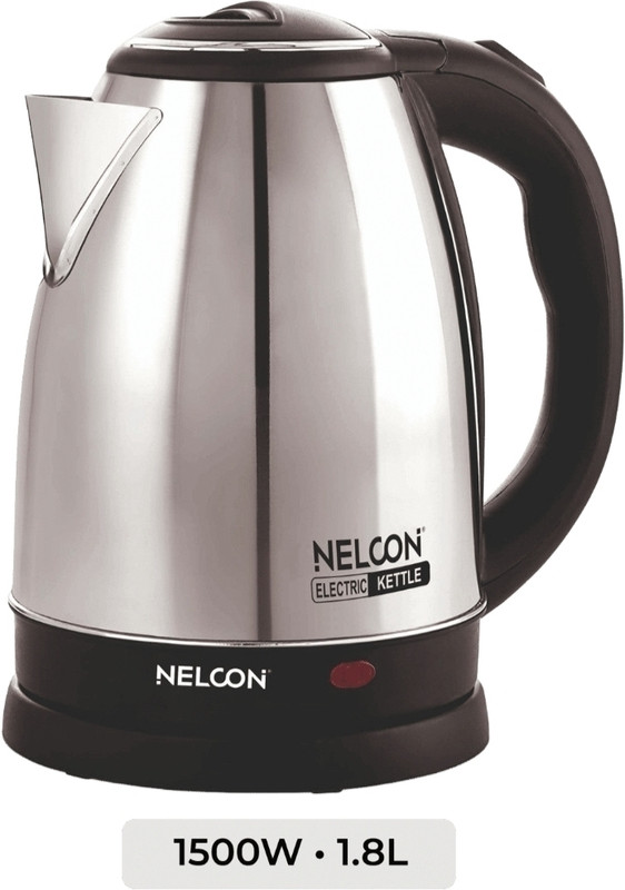 Nelcon Electric Kettle 1.8 lt Electric Kettle(1.8 L, Black)