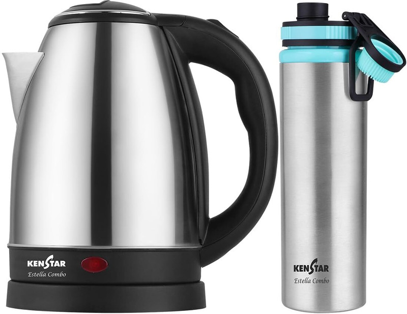 Kenstar ESTELLA COMBO 1.8 Electric Kettle(1.8 L, Stainless Steel Finish)
