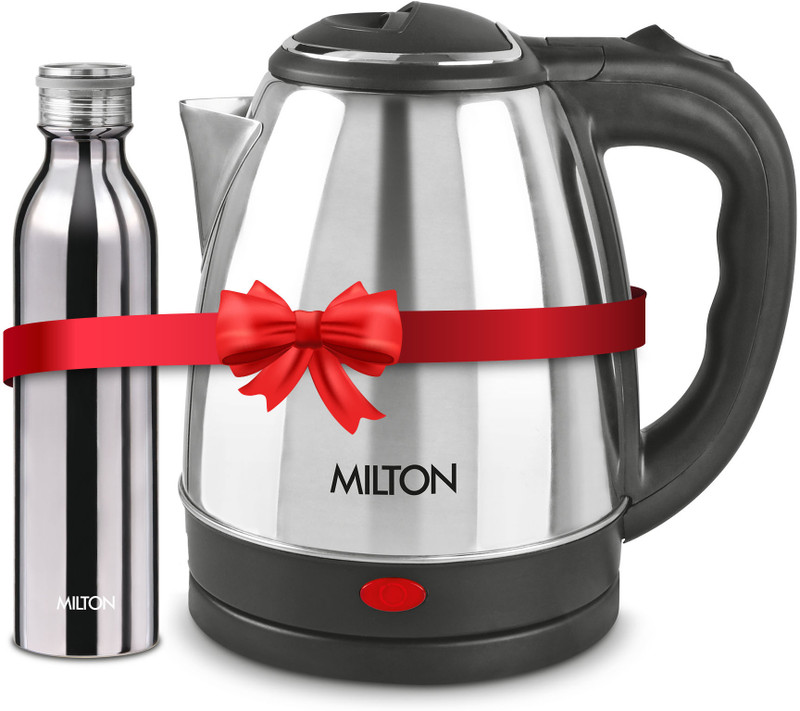 MILTON GO ELECTRO Electric Kettle(1.2 L, Silver)