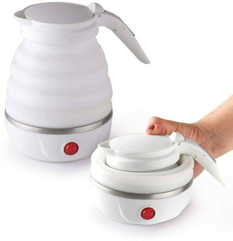 CREATION BAZAAR SILICON FOLDABLE TRAVEL KETTLE04 Electric Kettle(1 L, Multicolor)