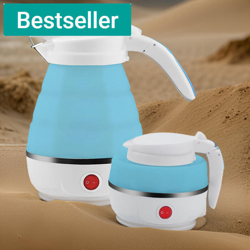 AloneFit 78v_Folding Kettle Electric Kettle: Fast, Portable, 600ml, Boil-Dry Protection Electric Kettle(0.6 L, Multicolor)