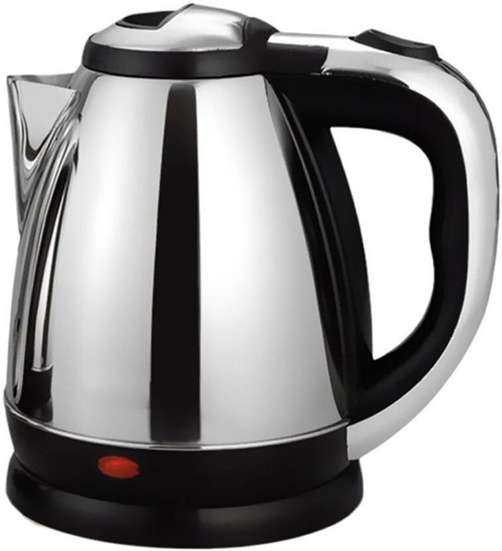 ND BROTHERS ® Hot Water Pot Portable Boiler Tea Coffee Heater Cordless Electric Kettle M108 6 Cups Coffee Maker(Silver)