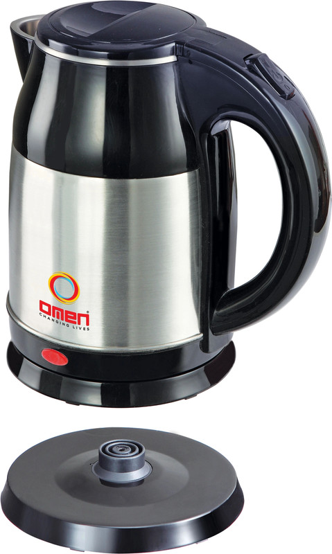 Omen Changing Lives Insta Kettle Electric Kettle(1.8 L, Silve, Black)
