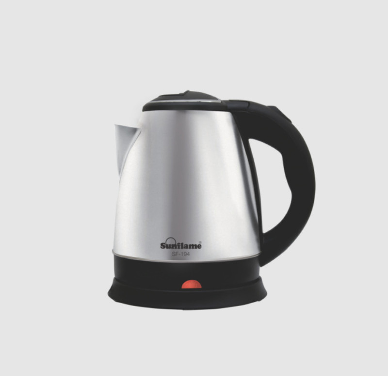 Sunflame SF-195 Electric Kettle (1.8 L, Black, STEEL)