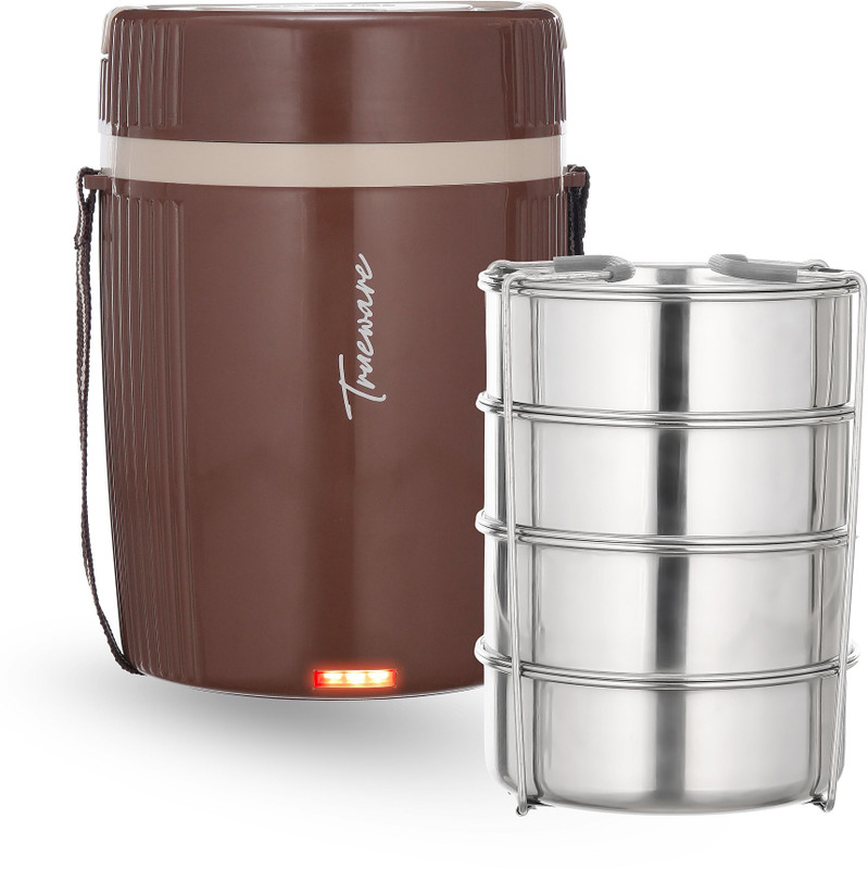 Trueware 1800 ml 4 Compartments(Conduction Heat Lunch Box)