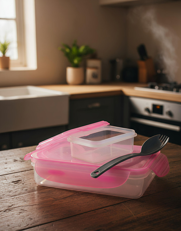 xech 1000 ml 2 Compartments(Steamer Lunch Box)