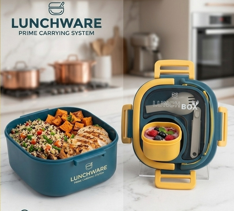 LABBAIK GIFT SHOP 500 ml 1 Compartments(Steamer Lunch Box)