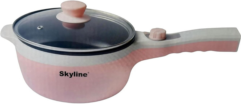 Skyline Stainless Steel Electric Multi Cooking Pan Vtl-2040(Outer Lid,Plastic),1.5 Liter Round Electric Pan