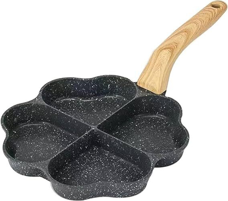 credsy Heart Shape Egg Frying Pan Rectangle Electric Pan