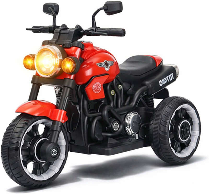 LITTLEPUP Bike Battery Operated Ride On(Red)