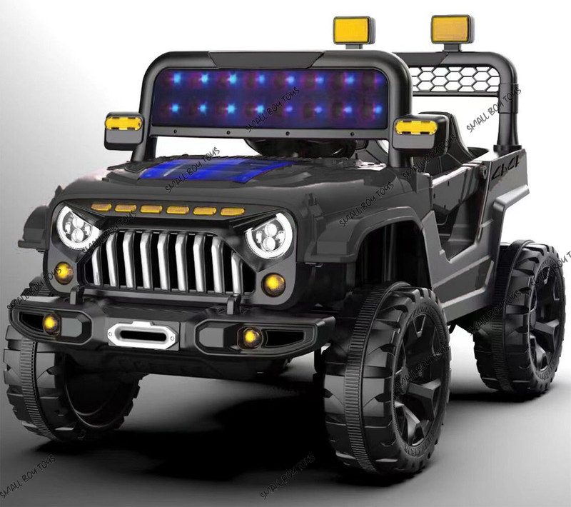 CLAYBORN 828 BLACK Powerful Motors (1-6Yrs) Battery ride on Jeep Battery Operated Ride On(Black)