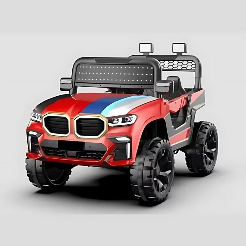 BROKKE New 828 RED Powerful Motors (1-6Yrs) Battery ride on Rideons & Wagons Battery Operated Ride On(Red)