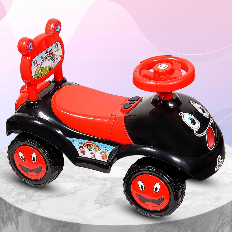 Funrise Musical Push pull Car Red Car Non Battery Operated Ride On(Red)