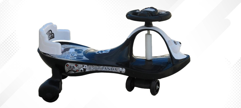 Birds Enterprise Ride on Swing & Twist Magic Car Toy Rideons & Wagons Non Battery Operated Ride On(Black, White)