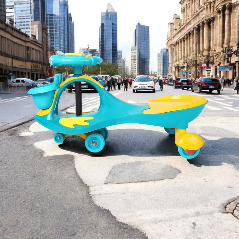 baby tone BEST QUALITY RIDEON CAR, MUSIC & STORAGE, MADE IN INDIA,BEST FOR 1 TO 2.5 YEAR Scooter Non Battery Operated Ride On(Multicolor)