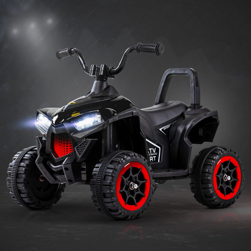 baybee ATV Rechargeable Battery Ride on Electric Kids Bike Kids Ride on with Light Baby Bike Battery Operated Ride On(Black)