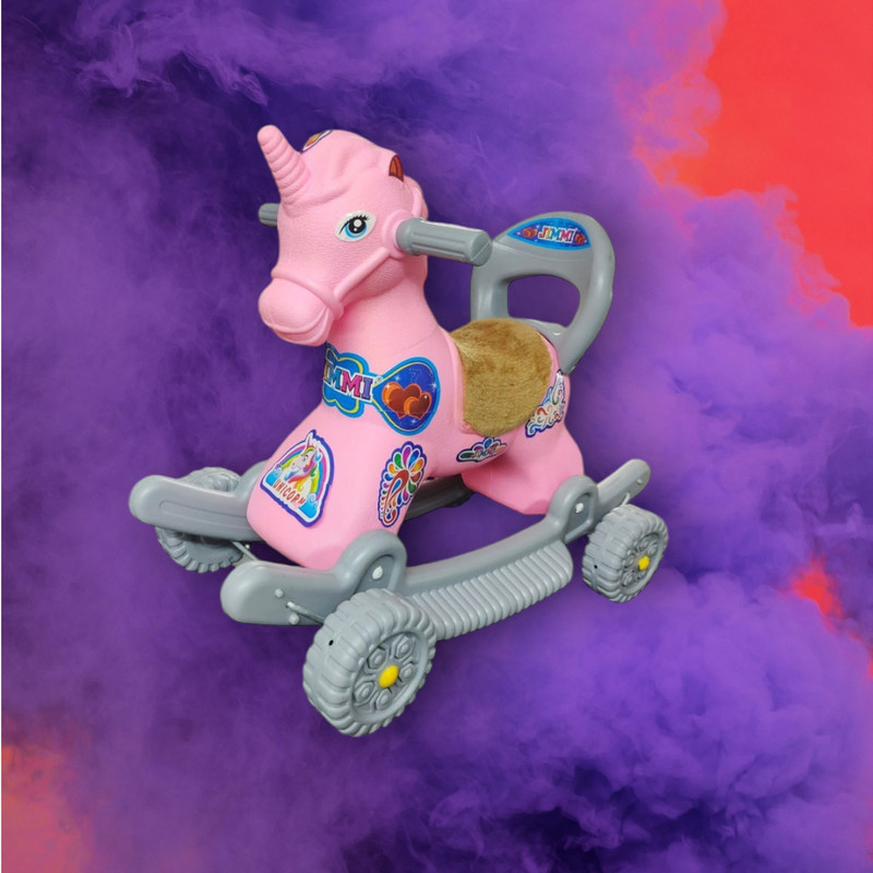 Dash Star Rideons & Wagons Non Battery Operated Ride On(Pink)