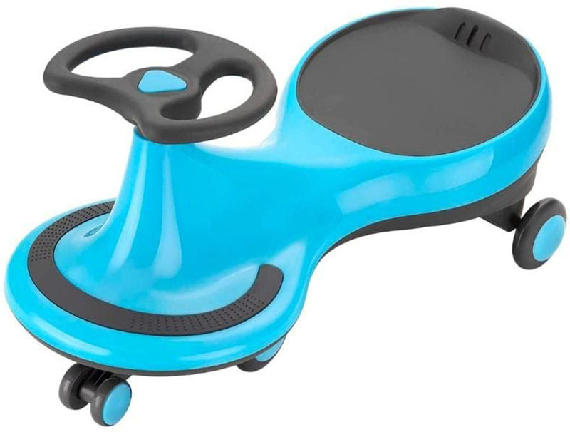 JoyRide Magic Swing Cars for Kids|Twister Ride on Car With Lights and Music Ride on Baby Car Non Battery Operated Ride On(Blue)