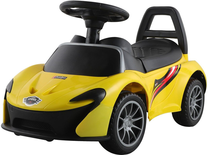 KIDS FIRST STEP Musical Car With Head Lights | Push Ride On | Perfect for Kids 1-3 Years Car Non Battery Operated Ride On(Yellow)