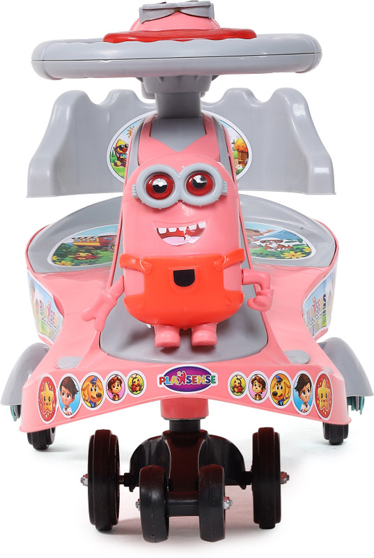 PLAYSENSE Minion Magic Car Car Non Battery Operated Ride On(Pink)