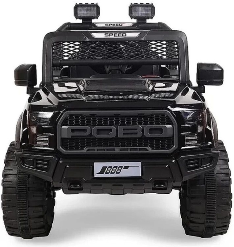 BROKKE POBO BLACK 4 Motors 4x4 (1-8Yrs) Battery ride on Rideons & Wagons Battery Operated Ride On(Black)