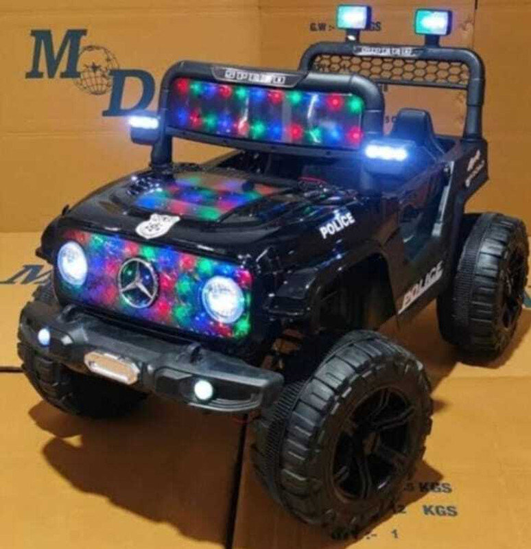 Kidscruser 528 SMALL THAR BLACK Jeep Battery Operated Ride On(Black)