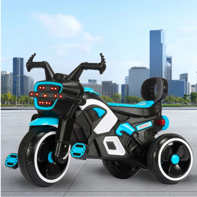 Little Olive RideOn Ranger Bike Pedal for Kids 1-3 Years Rideons & Wagons Non Battery Operated Ride On(Black, Blue, White)