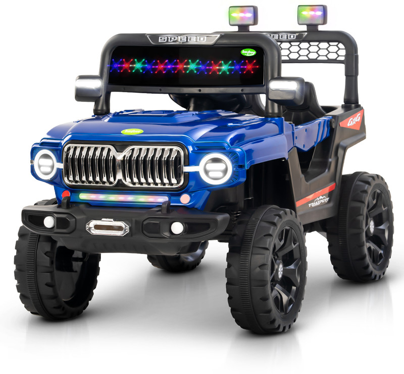 baybee Elento Electric Jeep Ride on Baby Battery Jeep/Car for Kids with Light & Music Jeep Battery Operated Ride On(Blue)