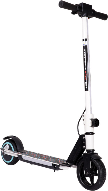 ELECTRICITOYSHUB Junior Electric Scooter for Kids 6-13 Years Ride-On Toy 2 Wheel Scooter Scooter Battery Operated Ride On(White)