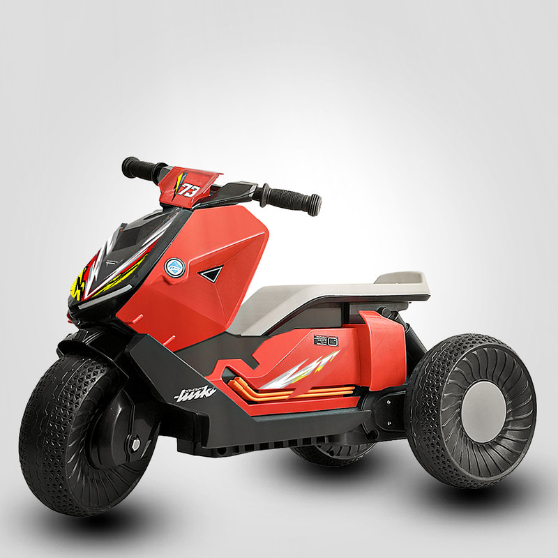Miss & Chief Thunder Ride-on with Lights & Music, Battery Operated, Electric Superbike Bike Battery Operated Ride On(Red)