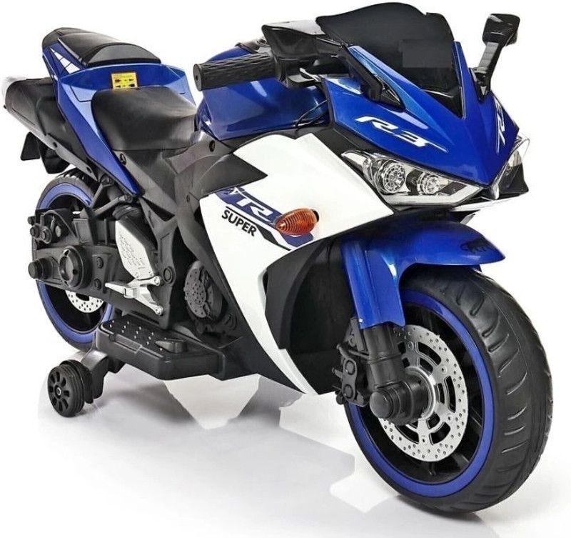 oh baby R3 Sports Ride on Battery Bike for 1-7 Year Kids with Bike Battery Operated Ride On(Multicolor)