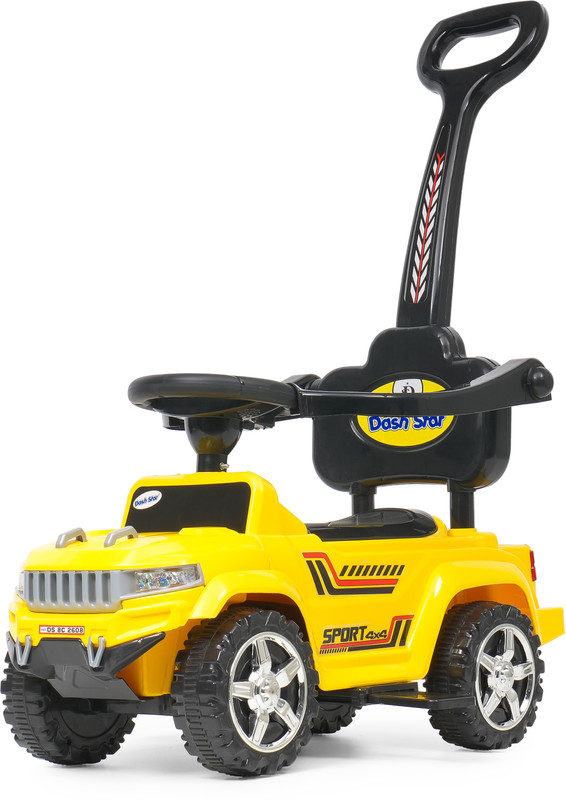 JoyRide Jeep Non Battery Operated Ride On(Yellow)