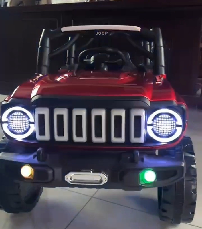 Prabal (908 BATTERY JEEP) BEST MODEL HIGH QUALITY ELECTRIC REMOTE JEEP for your kids Jeep Battery Operated Ride On(Multicolor)