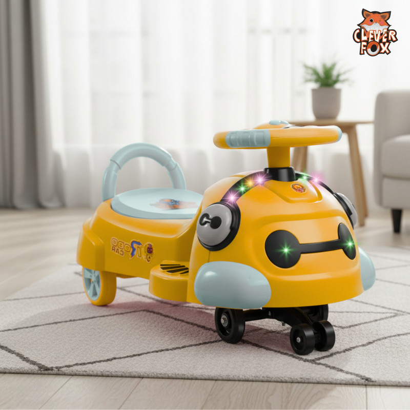 CLEVER FOX Rapid Swing Magic Car Rideons & Wagons Non Battery Operated Ride On(Green)