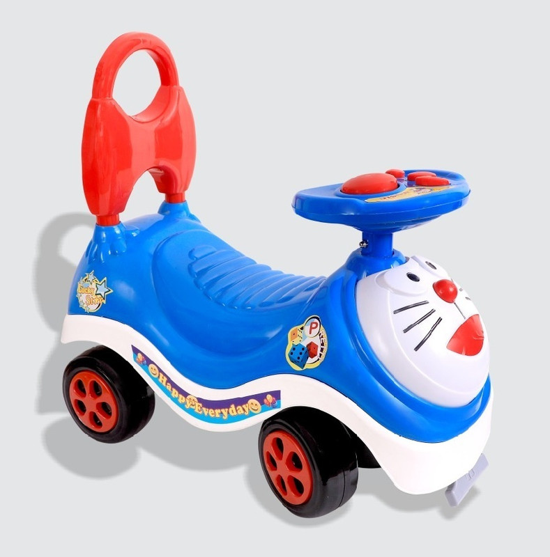 SKEDIZ Car Non Battery Operated Ride On(Blue)