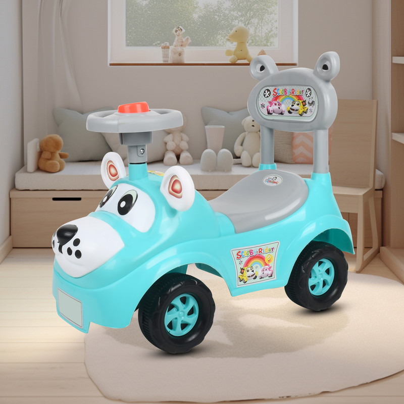 VARAA G BEST IN CLASS KIDS SCOOTER FOR UPTO 2 YEAR, MADE IN INDIA, MUSIC & LIGHT(Green, Grey)