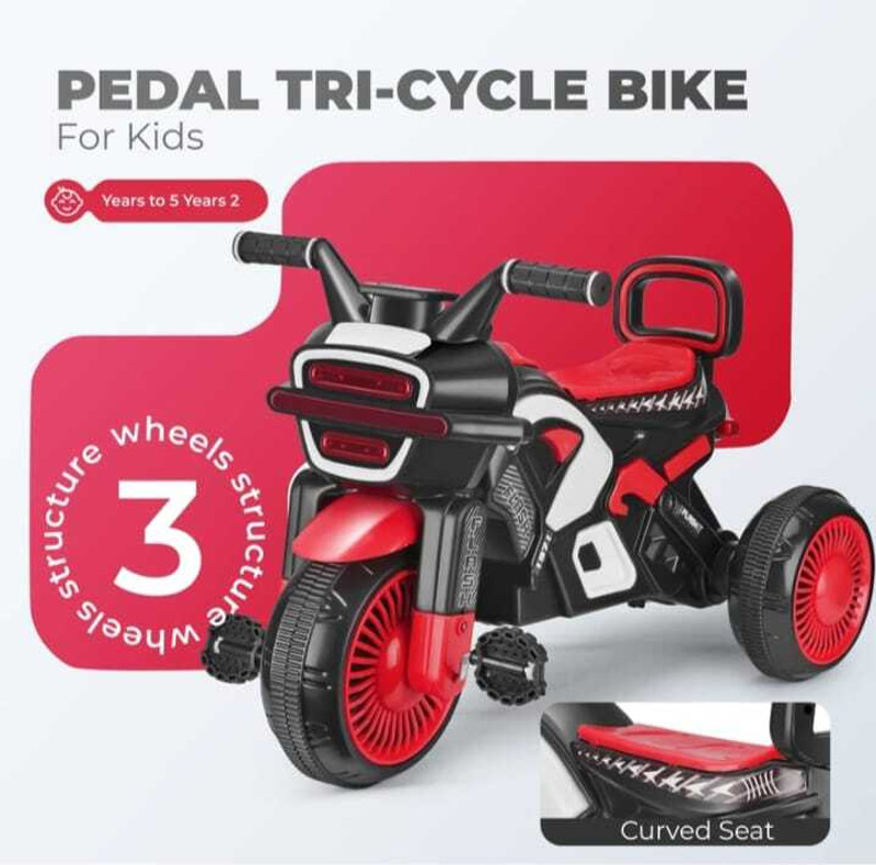 Kidscruser FL-2025 Bike Non Battery Operated Ride On(Red)