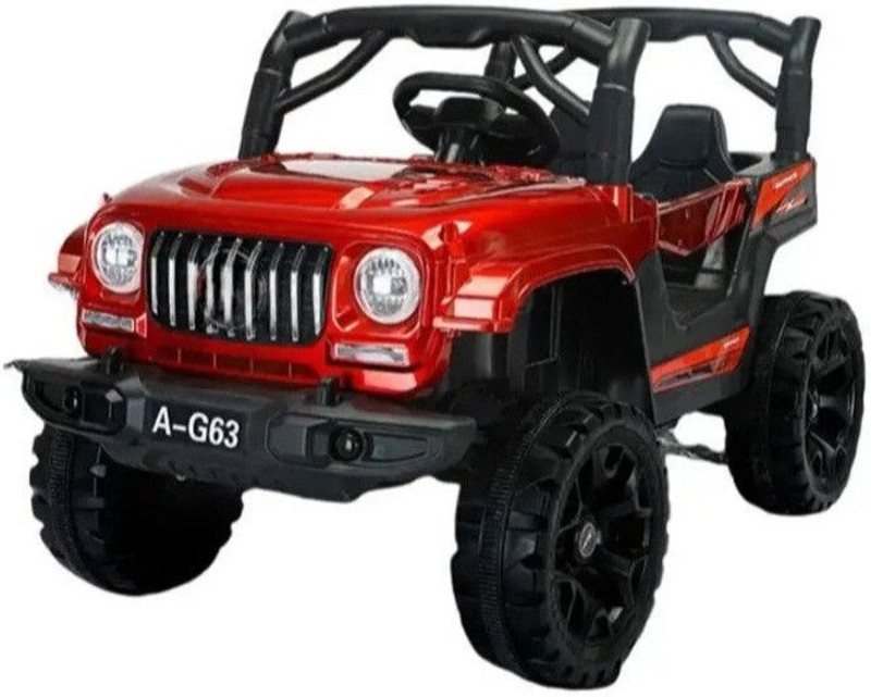 CLAYBORN A-G63-JEEP Jeep Battery Operated Ride On(Red)