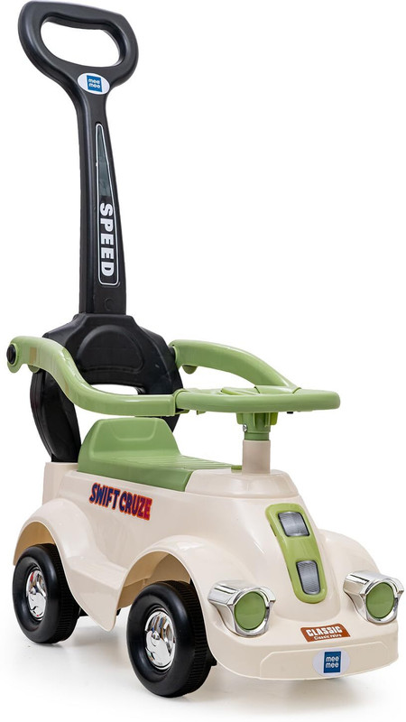 MeeMee Swift Cruze Baby Ride-On Car for Kids 1-3 Years with Music, Lights and Storage Rideons & Wagons Battery Operated Ride On(White)