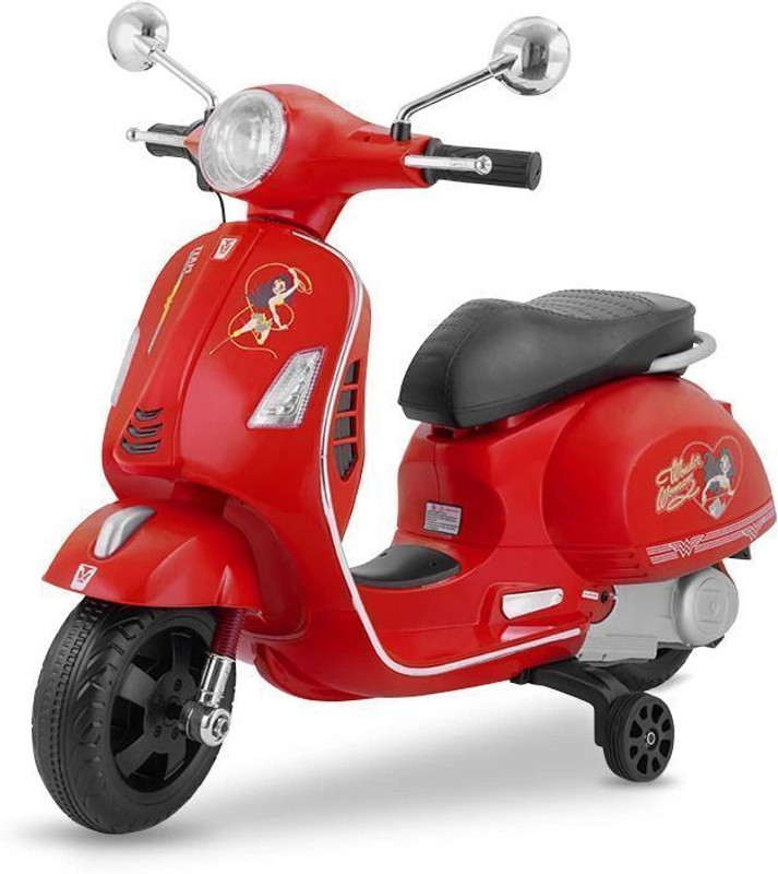 leotoon Wonder Woman Kids Bike Bike Battery Operated Ride On(Red)