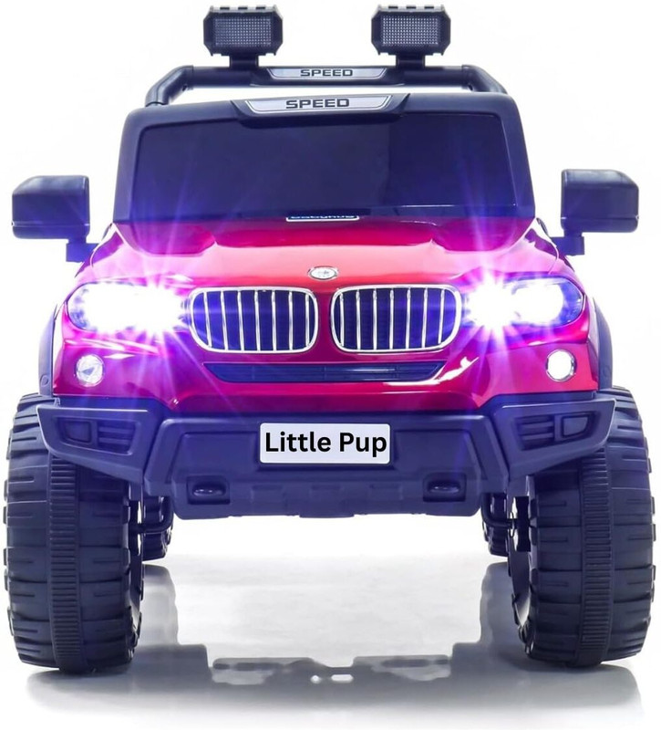 SUNNIVA 888 Kids Electric Ride On Jeep Car Battery Operated Toy Parental Remote Control Jeep Battery Operated Ride On(Red)