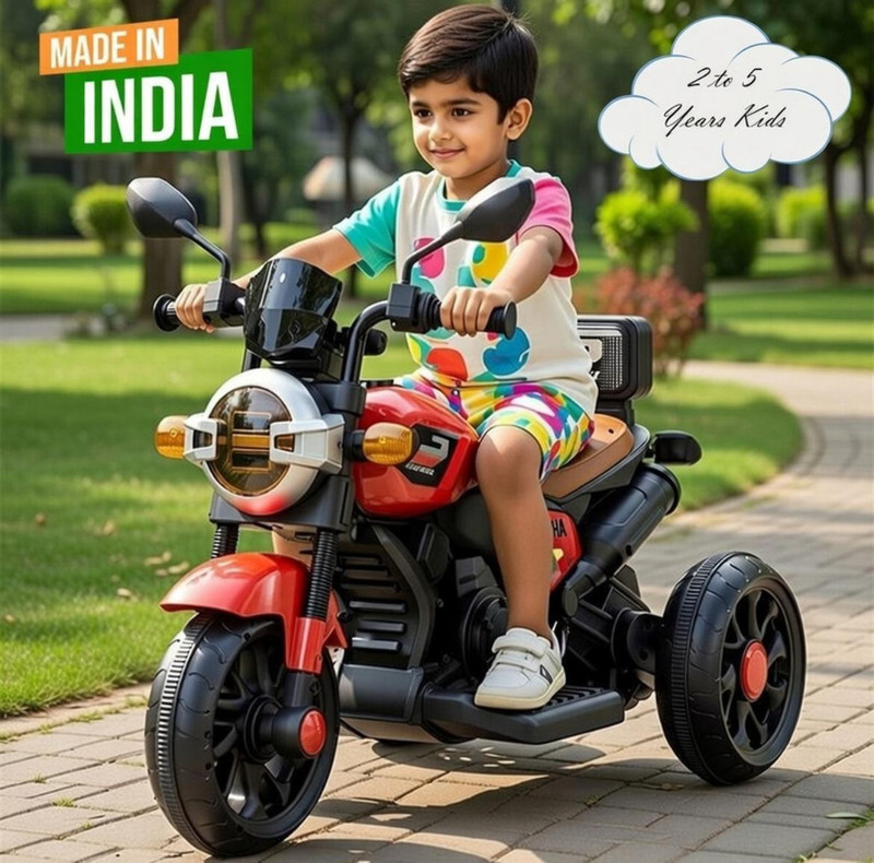 Kidscruser RED KIDS BIKE Bike Battery Operated Ride On(Red)