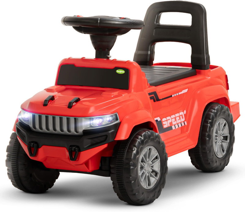 baybee Road Speedy Baby Rideon Jeep Toys for Kids Push Car with Music & Light 1-4 Years Rideons & Wagons Non Battery Operated Ride On(Dark Blue)