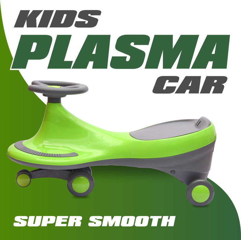KIDBITKART SUPER PLASMA 100 KG Weight Capacity Non electric Magic Car Car Non Battery Operated Ride On(Red)