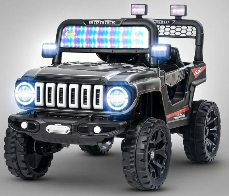 oh baby 903 JEEP GRAY (1-8Yrs) Battery ride on Car Battery Operated Ride On(Multicolor)
