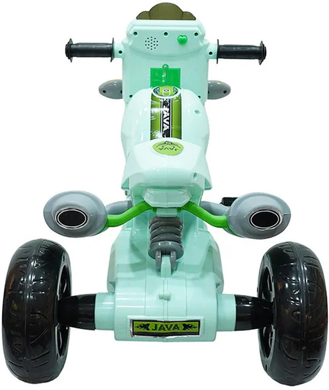 JoyRide JAVABULLET Tricycle Ride-On Bikes |Baby Tricycles with Music & Lights |2-5 Years Rideons & Wagons Non Battery Operated Ride On(Black)