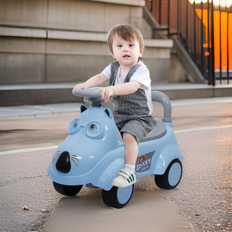 Chaps Premieum Quality Scooby Rider Car for Boys and Girls Rideons & Wagons Battery Operated Ride On(Blue)
