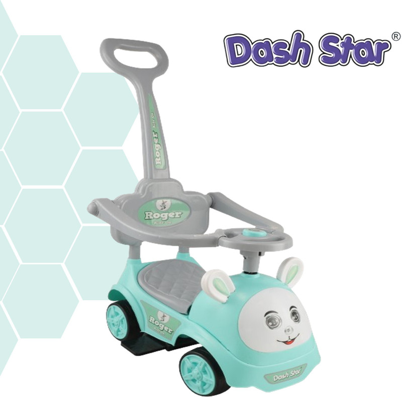 Dash Star Morty Ride On Push Musical Baby Car With Protective Arm Rest And Parent Handle Rideons & Wagons Non Battery Operated Ride On(Pink)